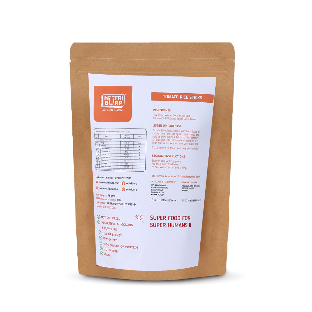Tomato Rice Sticks - NutriBurp