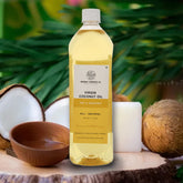 Coconut Cold Pressed Oil (Nariyal Oil) - 100 % Natural & Farm Fresh