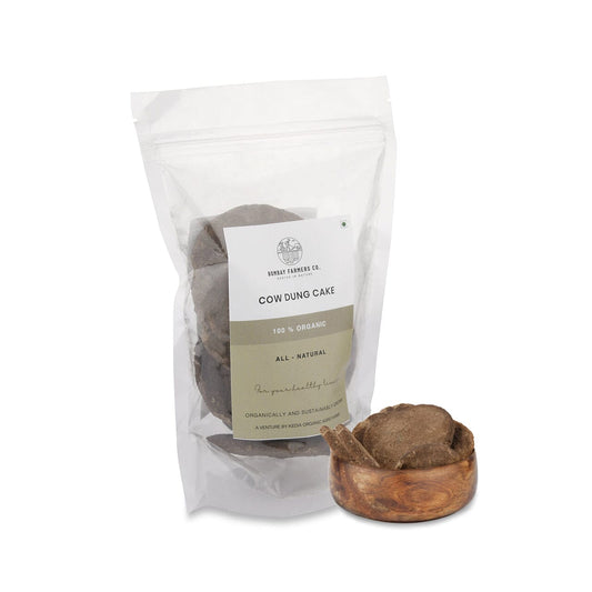 Cow Dung Cake / Gobar Upla - 10 Pieces - Gir Cow Based Products
