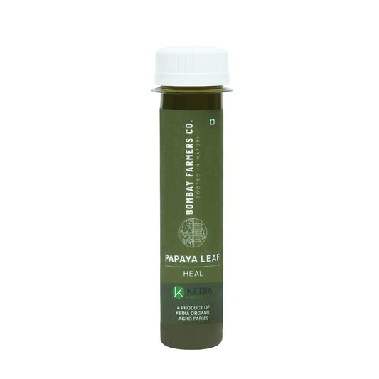 Papaya Leaf Cold Pressed Juice - 100 % Natural & Farm Fresh Wellness Shots