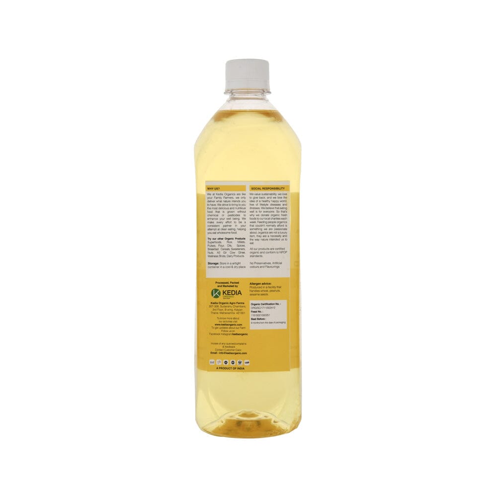 Coconut Virgin Oil / Nariyal Tel - 1 Litre Cold Pressed Oils