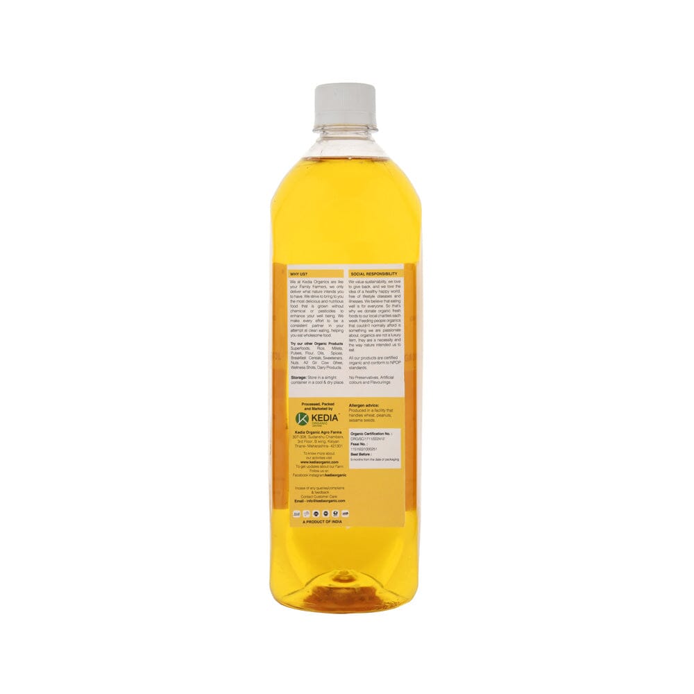 Groundnut Oil Cold Pressed / Moongfali Tel - 1 Litre Cold Pressed Oils
