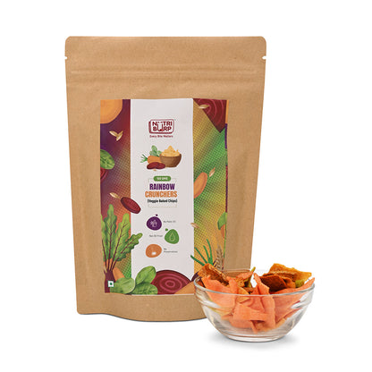 Rainbow Crunches – Veggies Baked Chips | Healthy Snack for Kids & Adults.