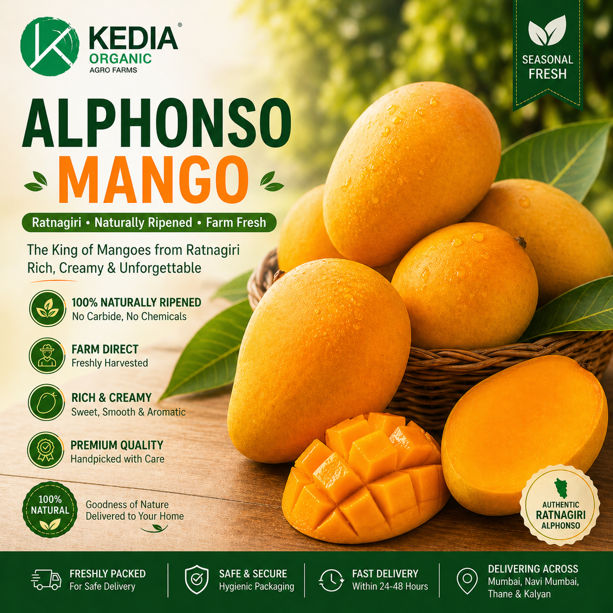 Kedia Organic Alphonso