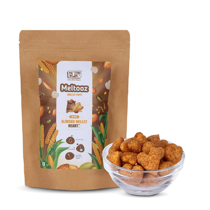 Almond Heart Millet Puff - NutriBurp