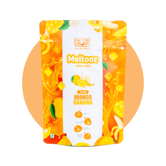 NutriBurp - Mango Banana Meltooz ( Fruit Puffs For Kids) - 20 Gms Kids Fruit Snack Kedia Organic Agro Farms 