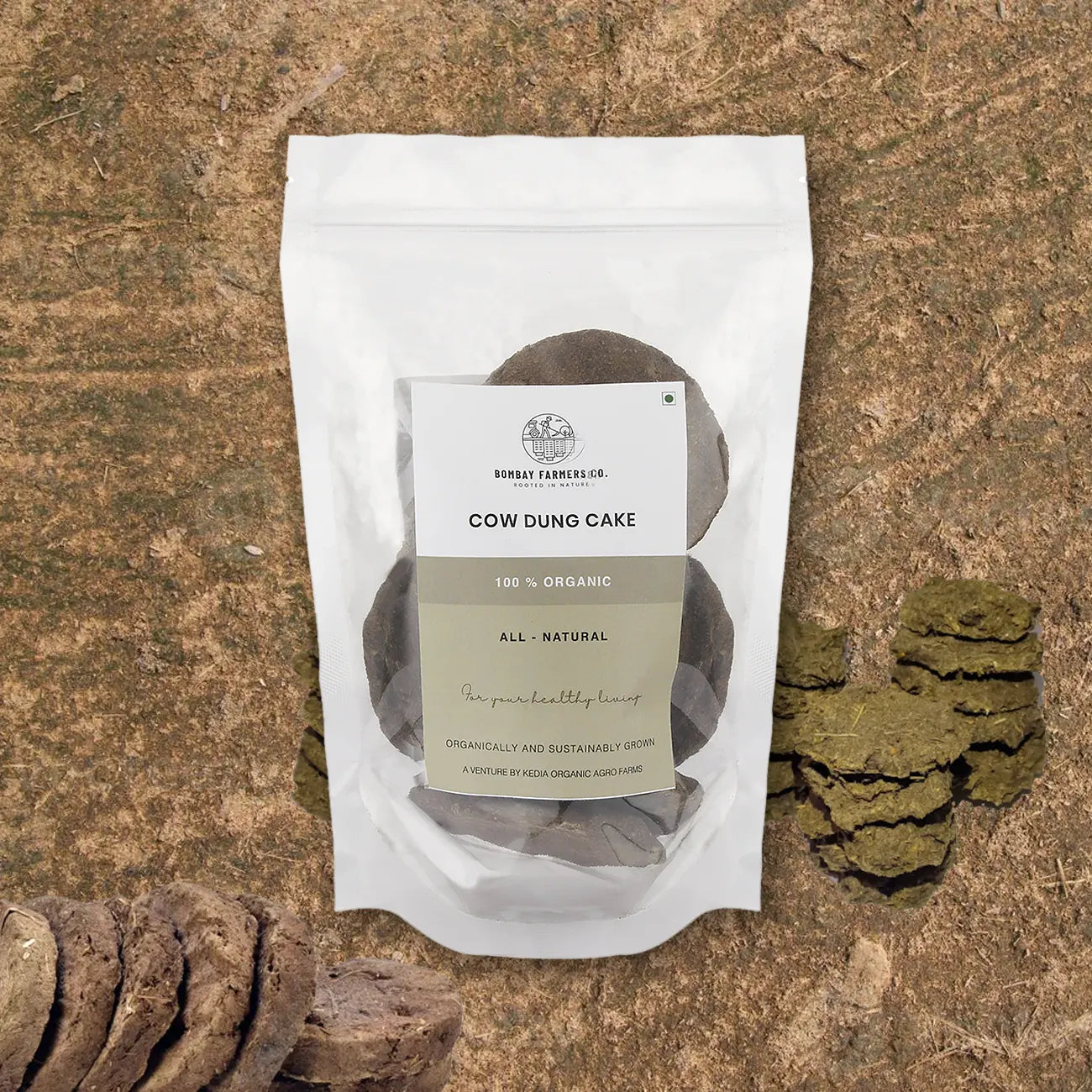 Cow Dung Cake - 100 % Natural & Farm Fresh