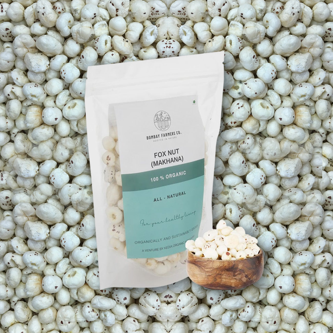 Foxnut (Makhana) Jumbo Size - 100 % Natural & Farm Fresh