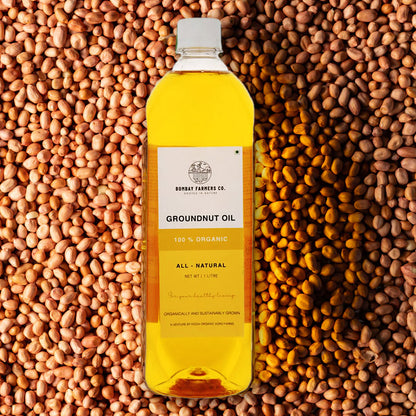 Groundnut Oil Cold Pressed  -  100 % Natural & Farm Fresh