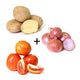 Potato+Tomato+Onion - 100 % Natural & Farm Fresh