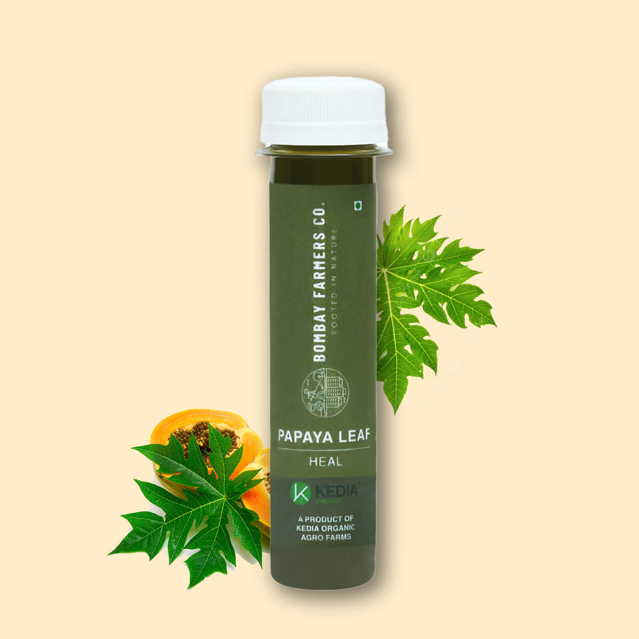 Papaya Leaf Cold Pressed Juice -  100 % Natural & Farm Fresh