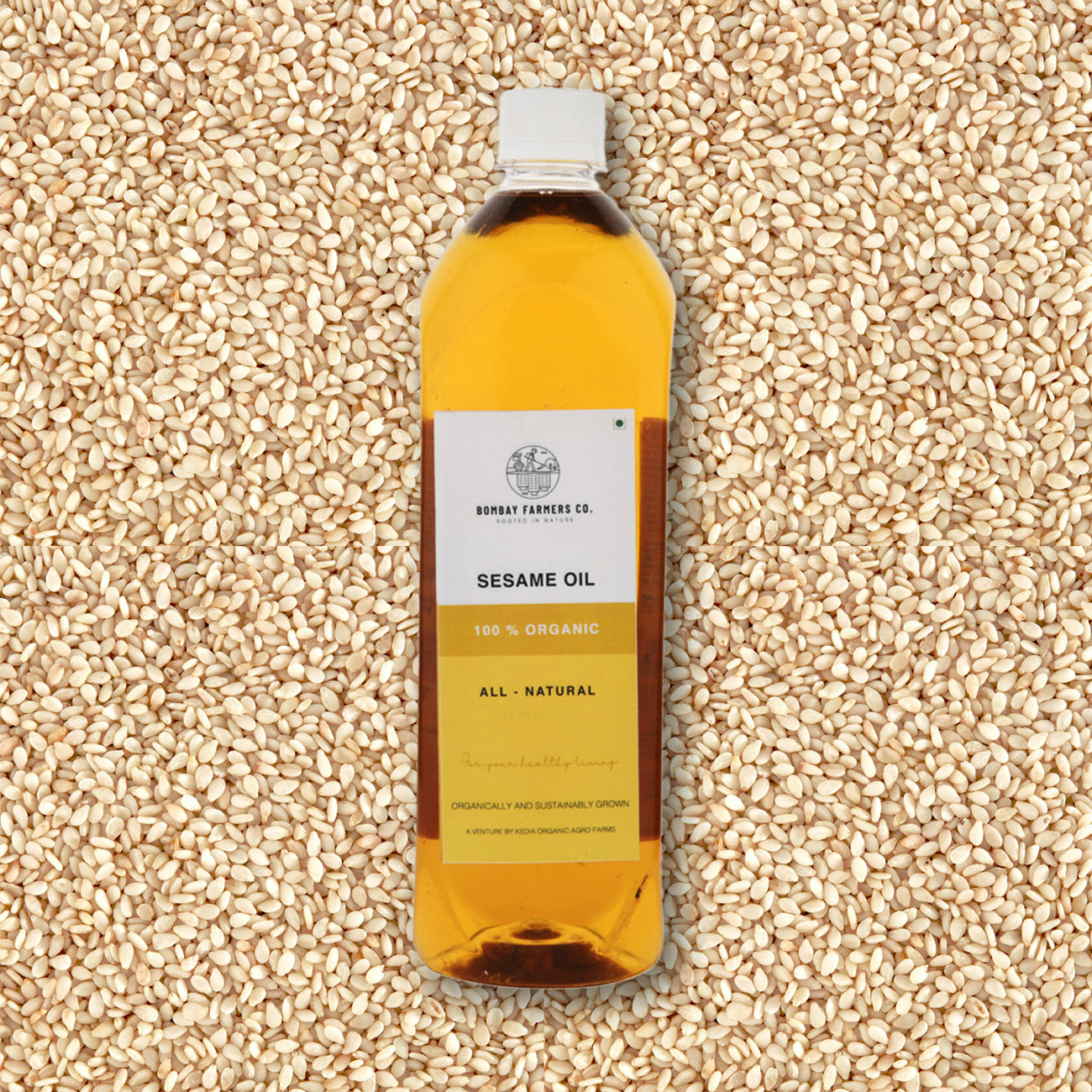 Sesame Cold Pressed Oil - 100 % Natural & Farm Fresh