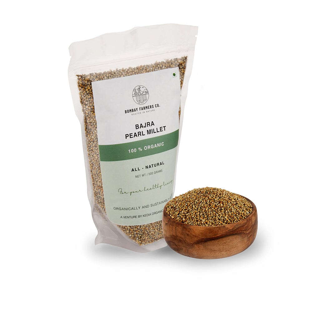 Organic Bajra / Pearl Millet - 500 Gms - Kedia Organic Agro Farms Millets Kedia Organic Agro Farms 