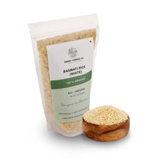 Basmati White Rice -  100 % Natural & Farm Fresh  Rices  