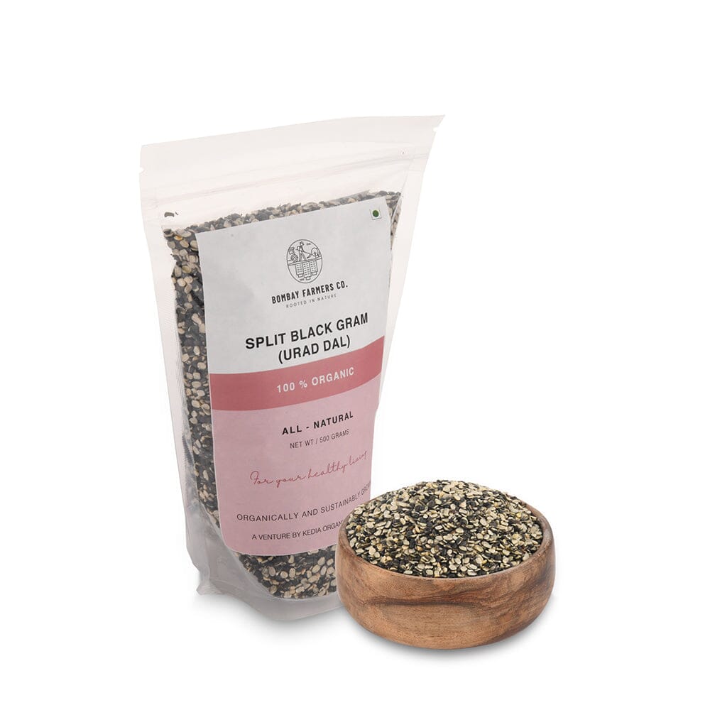 Urad Dal Split Black / Kali Urad Dal -  100 % Natural & Farm Fresh  Dals  
