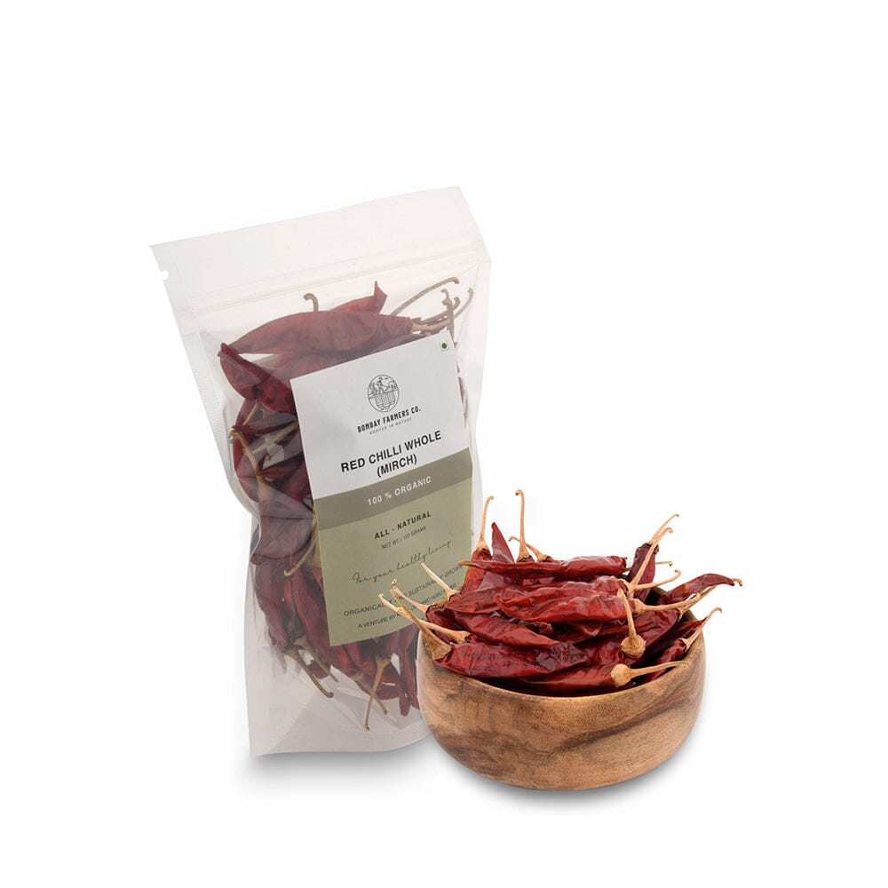 Red Chilli Whole / Akha Lal Mirch -  100 % Natural & Farm Fresh  Spices & Seasonings  