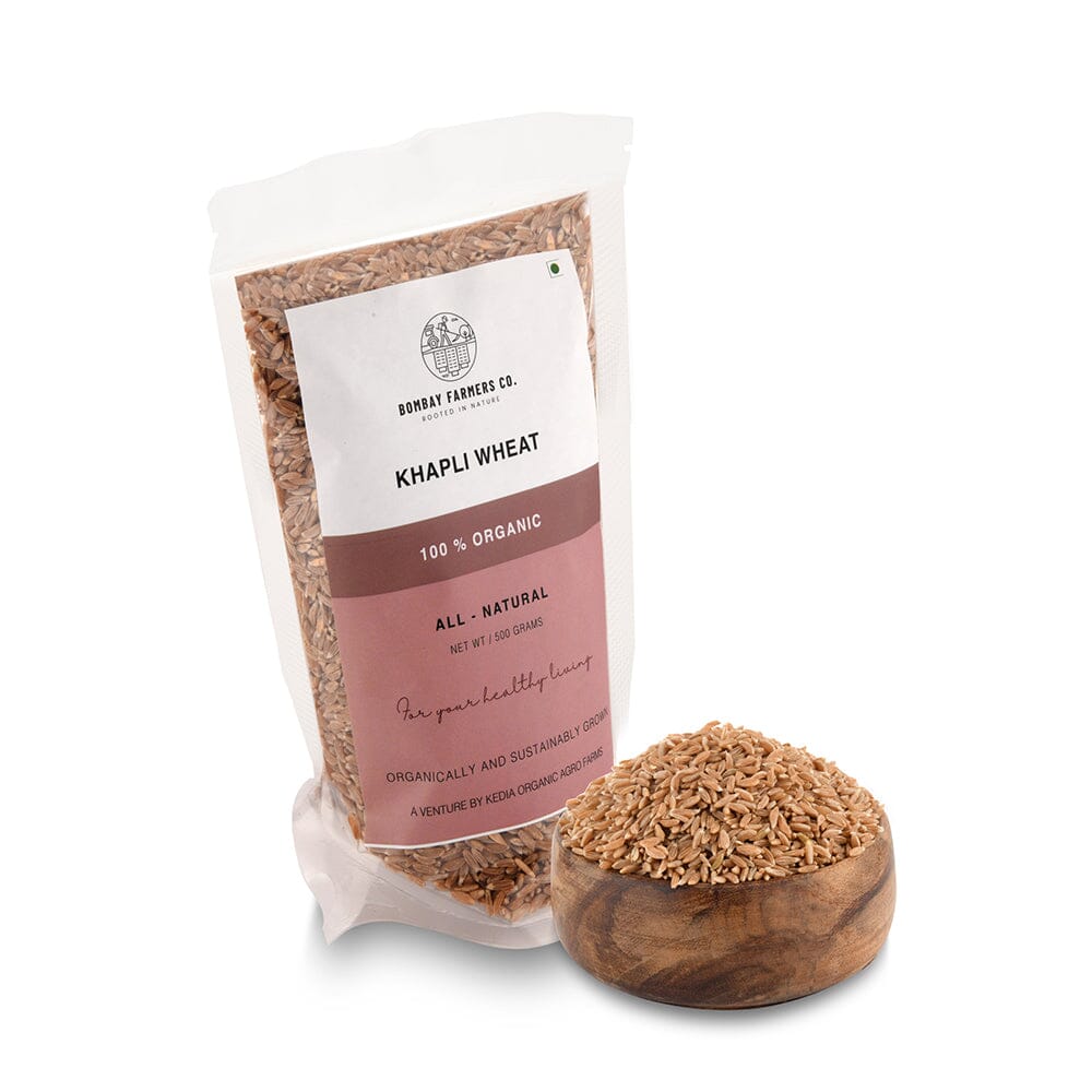 Khapli Gehu / Emmer Wheat -  100 % Natural & Farm Fresh  Pulses & Cereals  