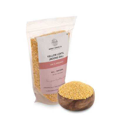 Moong Lentil Yellow / Peli Moong Dal - 500Gms -  Dals  