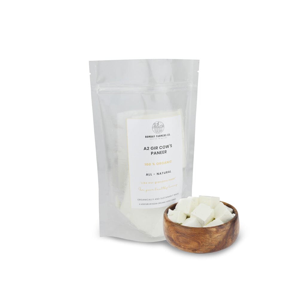 A2 Desi Gir Cow Fresh Paneer / Cottage Cheese -  100 % Natural & Farm Fresh  Gir Cow Based Products  