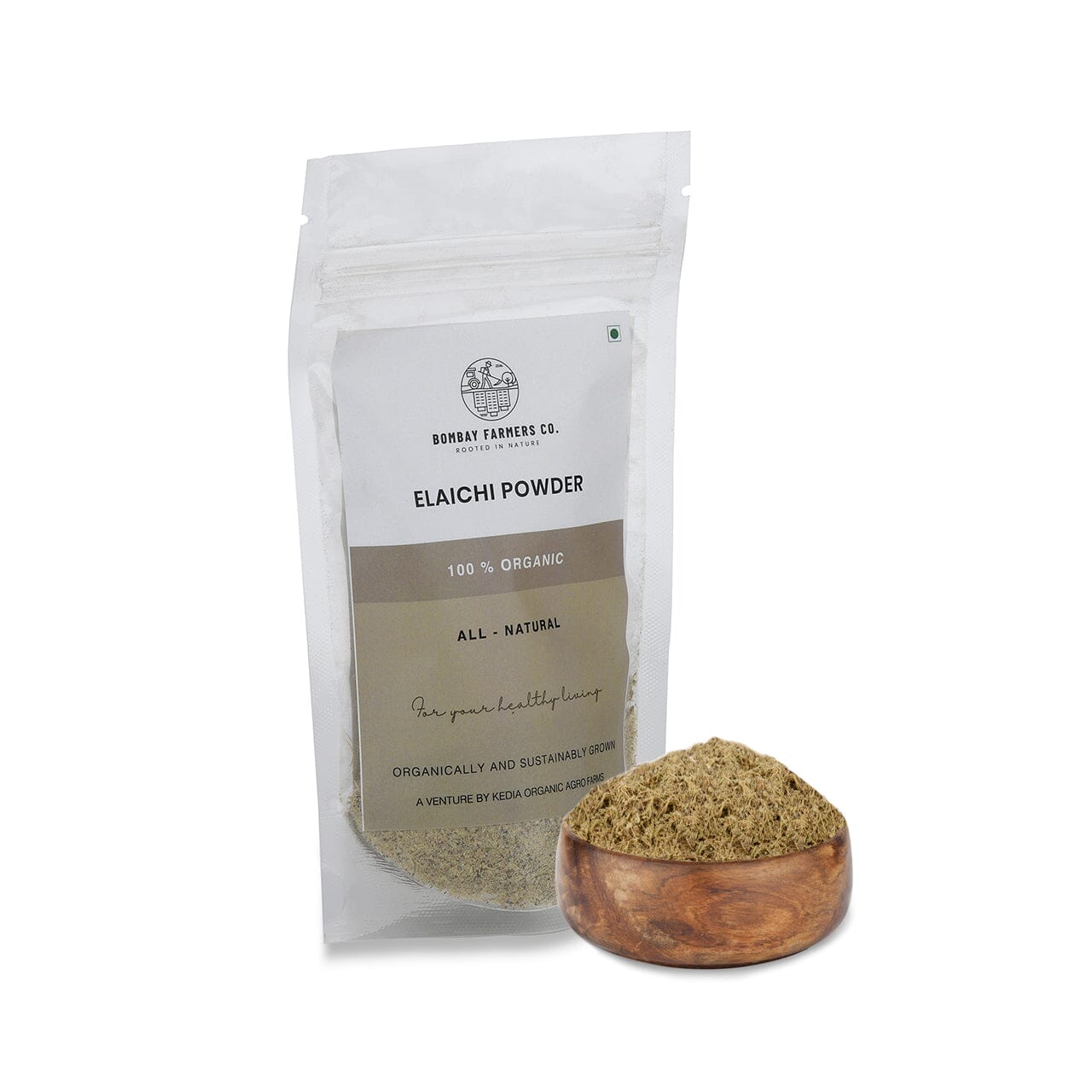 Organic Cardamom Powder / Elaichi Powder - 50 Gms - Kedia Organic Agro Farms Spices & Seasonings Kedia Organic Agro Farms 