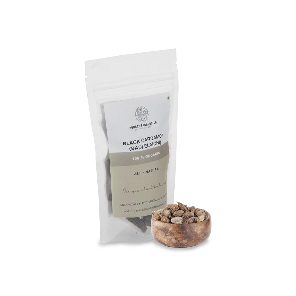 Cardamom Black / Badi Elaichi - 25 Gms -  Spices & Seasonings  