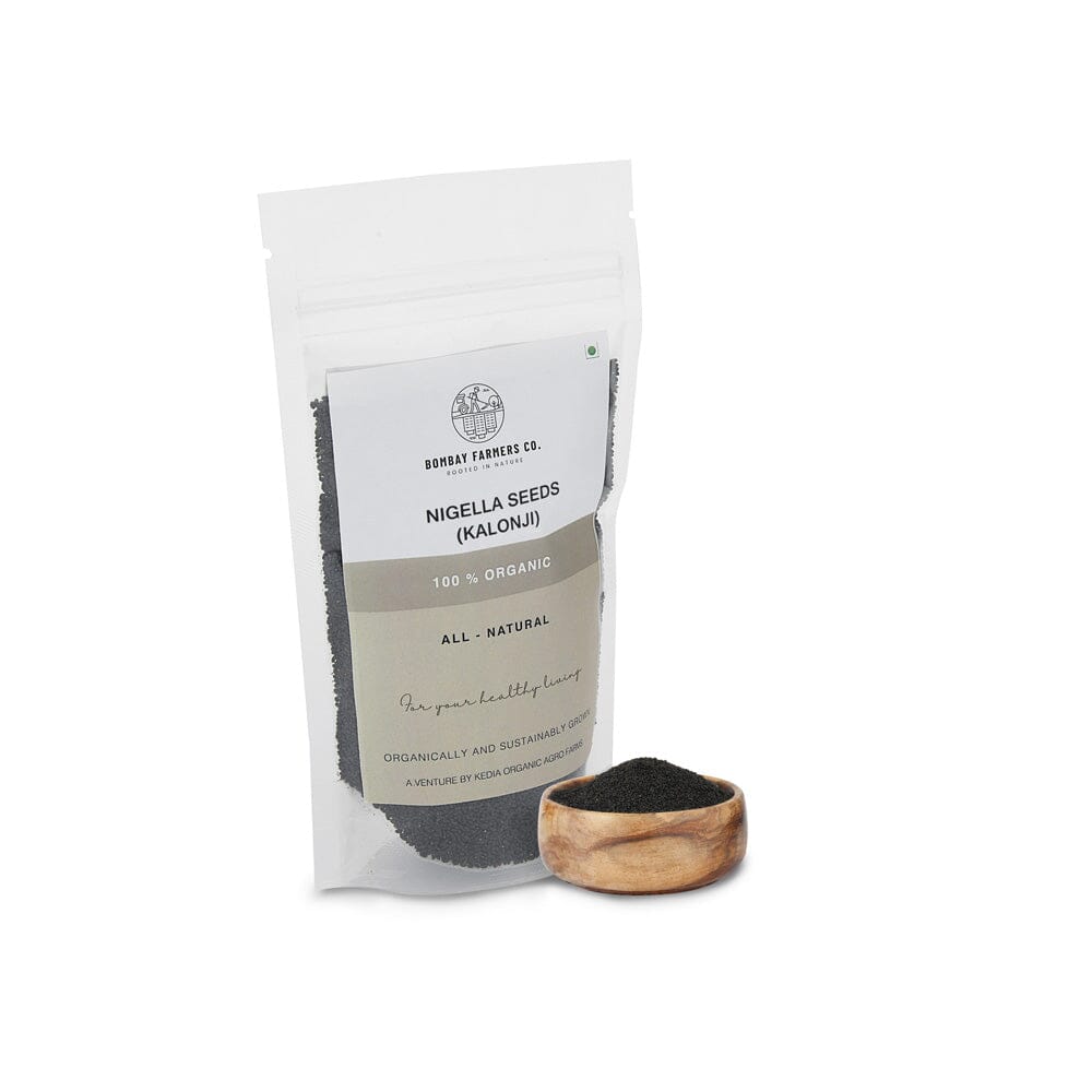 Organic Kalonji / Nigella Seeds - 100 Gms - Kedia Organic Agro Farms