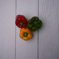 Capsicum Colour Combo 1 Each (R-1 , G-1 , Y-1) Exotic Vegetables  