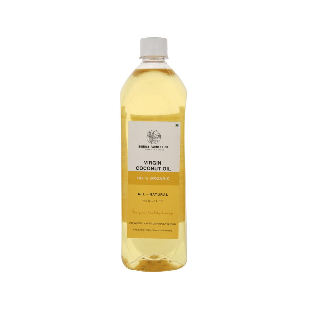 Coconut Virgin Oil / Nariyal Tel - 1 Litre Cold Pressed Oils  
