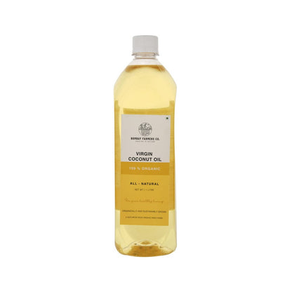 Coconut Virgin Oil / Nariyal Tel - 1 Litre Cold Pressed Oils  