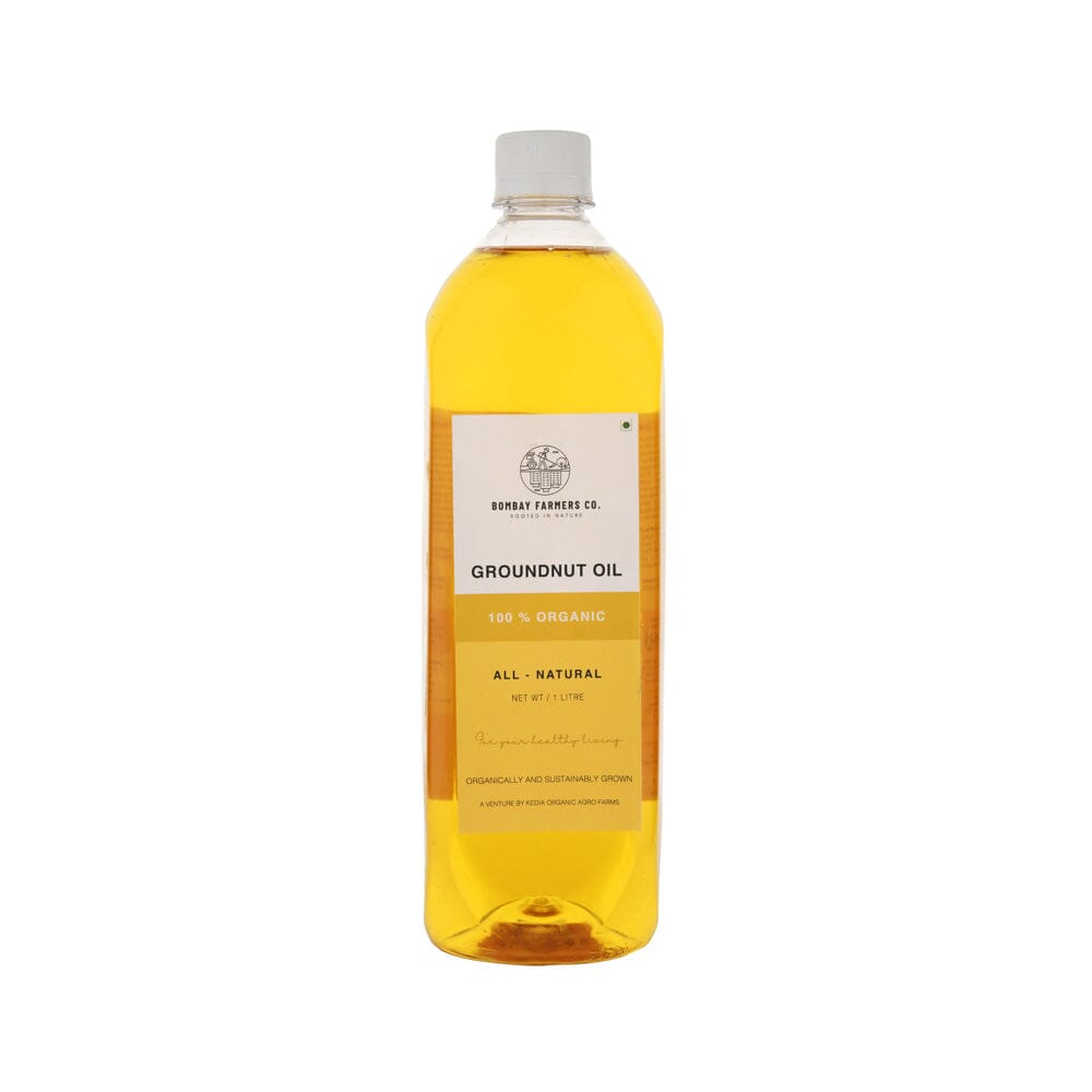 Groundnut Oil Cold Pressed / Moongfali Tel - 1 Litre Cold Pressed Oils  
