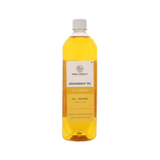 Groundnut Oil Cold Pressed / Moongfali Tel - 1 Litre Cold Pressed Oils  