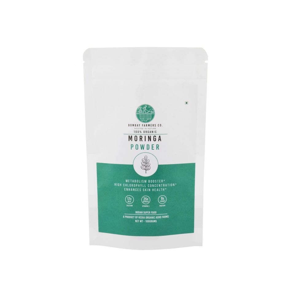 Organic Moringa Powder - 100 Gms - Kedia Organic Agro Farms