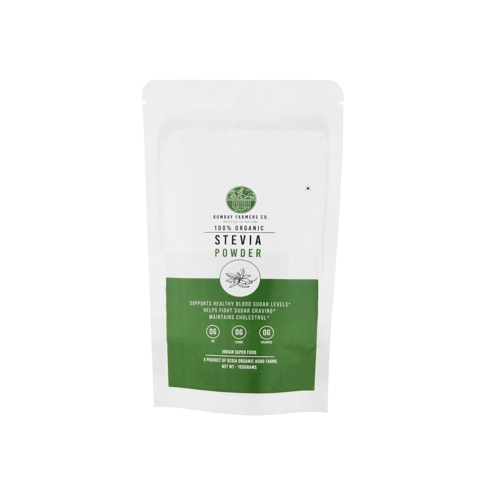 Organic Stevia Powder - 100 Gms - Kedia Organic Agro Farms